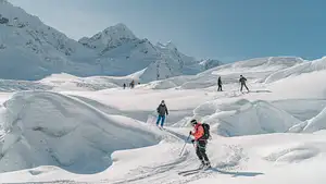 Ski The Tasman Glacier